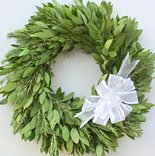 20" Rosemary and Myrtle Wreath